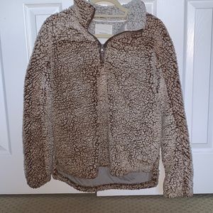 Fuzzy quarter zip!